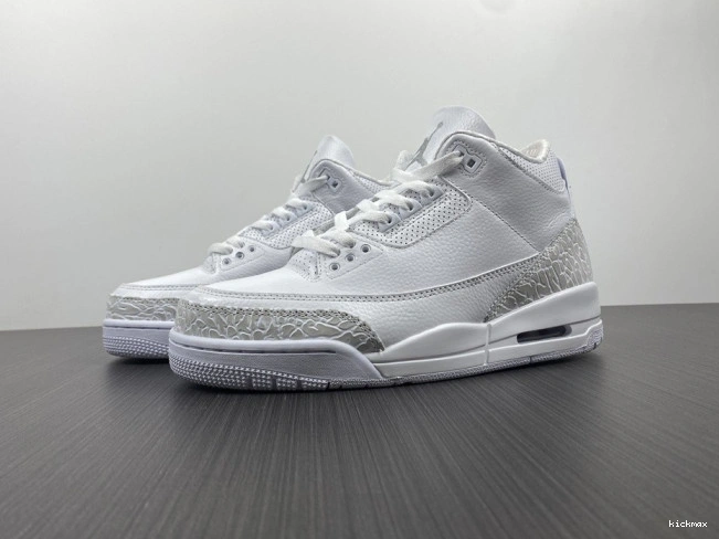 Rep MAX PS Retro 'Triple White' Jordan 3 429487-111 Air 0701